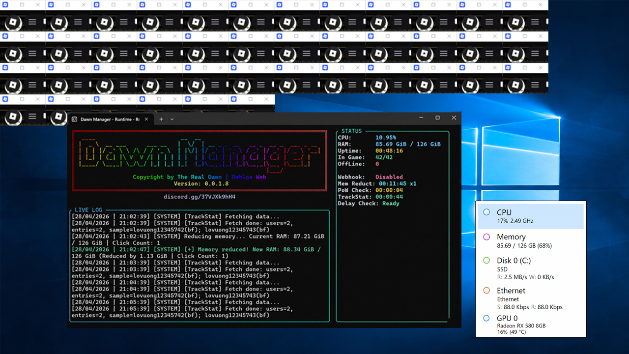 Dawn Manager multi-instance workflow overview