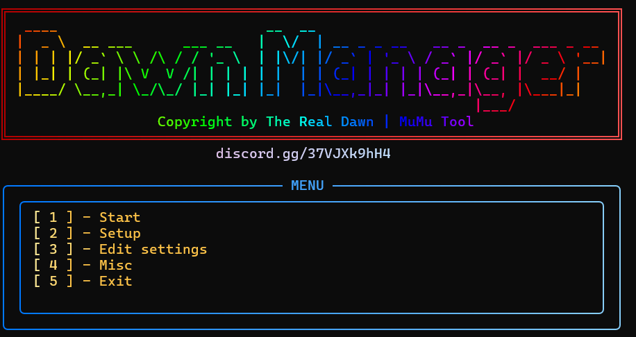 Dawn Manager Main Interface
